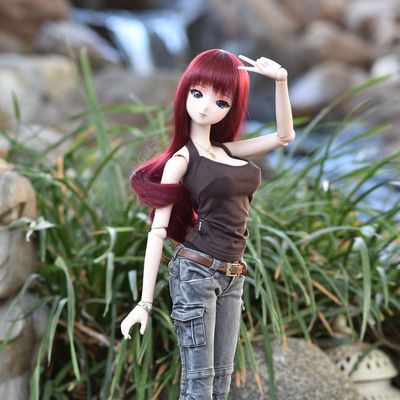 Cargo Capri Pants (Ash Blue) [Mirai Inc. - Smart Doll] - $89.00