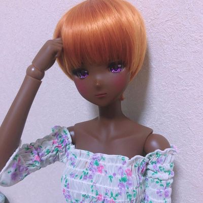 New Smart Doll Justice Cocoa Wig Sports Bra Set Figure girl Japan